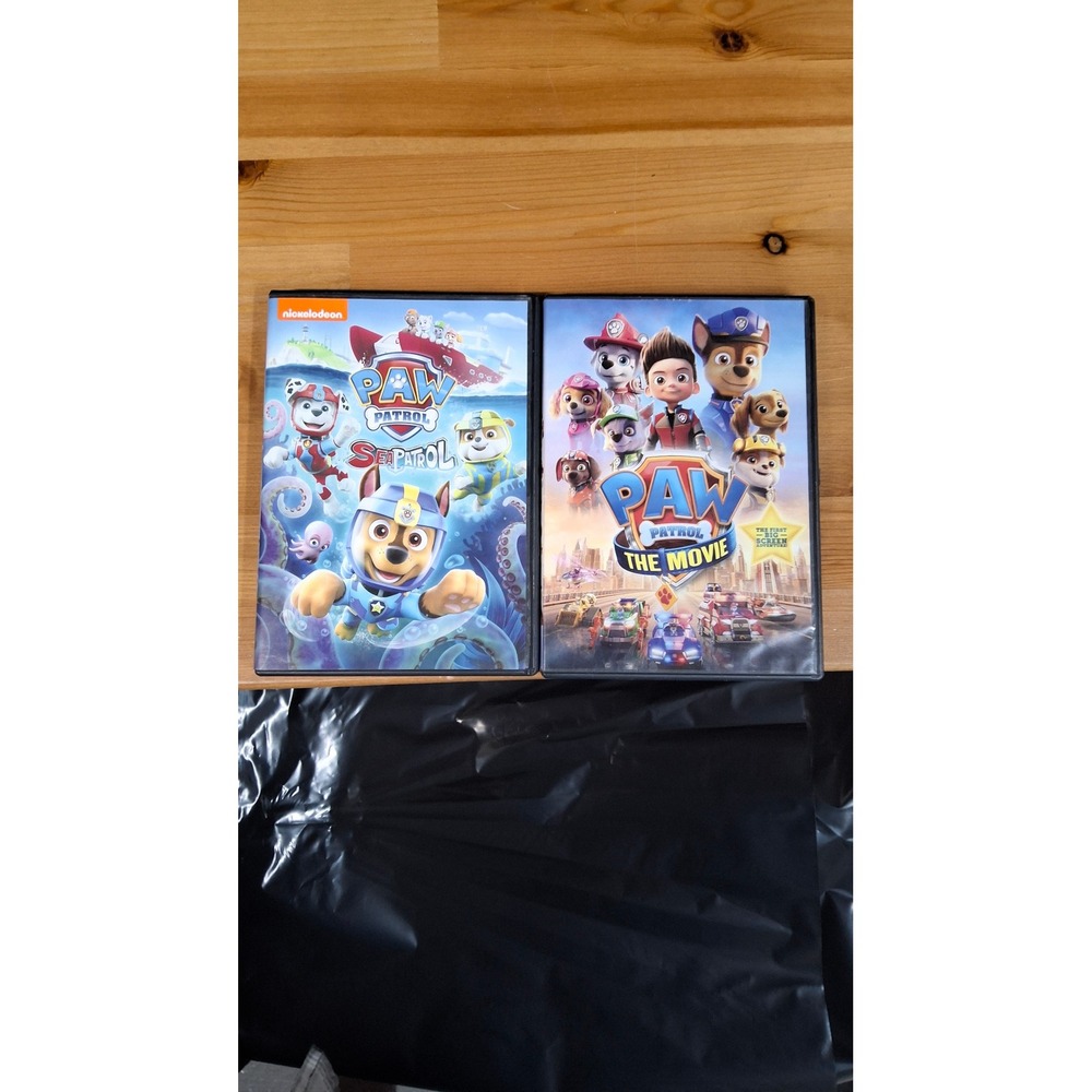 Paw PatrolDVD Bundle The Movie and Sea Patrol Nickelodeon KidsAnimated 2-Pack(b7